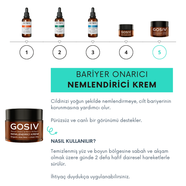 Bariyer Onarıcı Yoğun Nemlendirici Krem 50 ML
