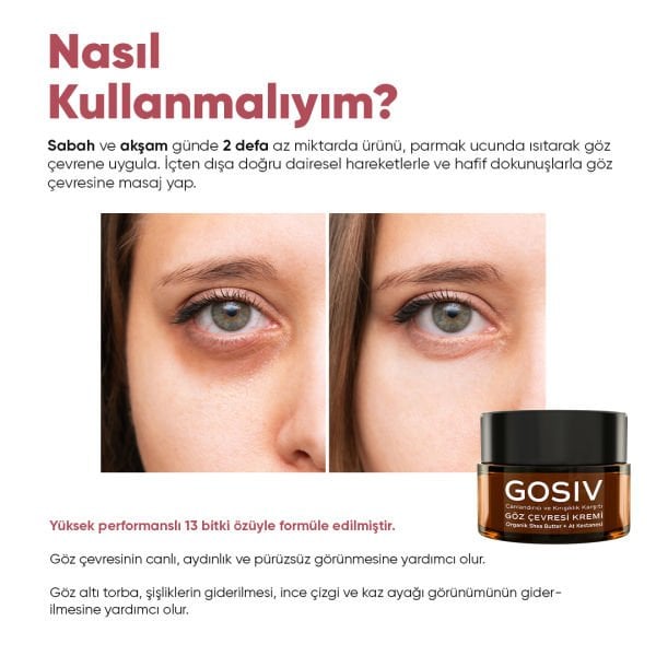 Canlandırıcı Etkili Göz Çevresi Kremi 15 ML