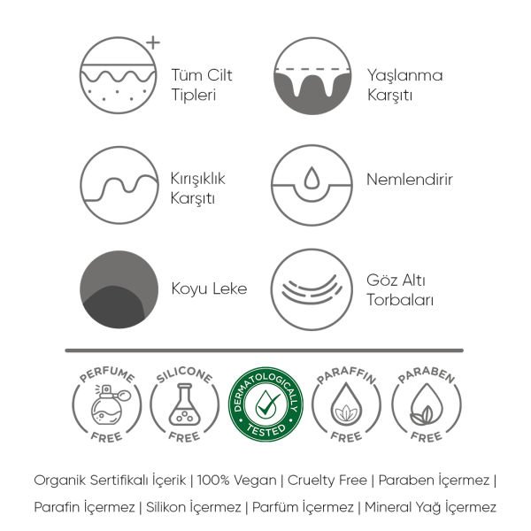 Canlandırıcı Etkili Göz Çevresi Kremi 15 ML